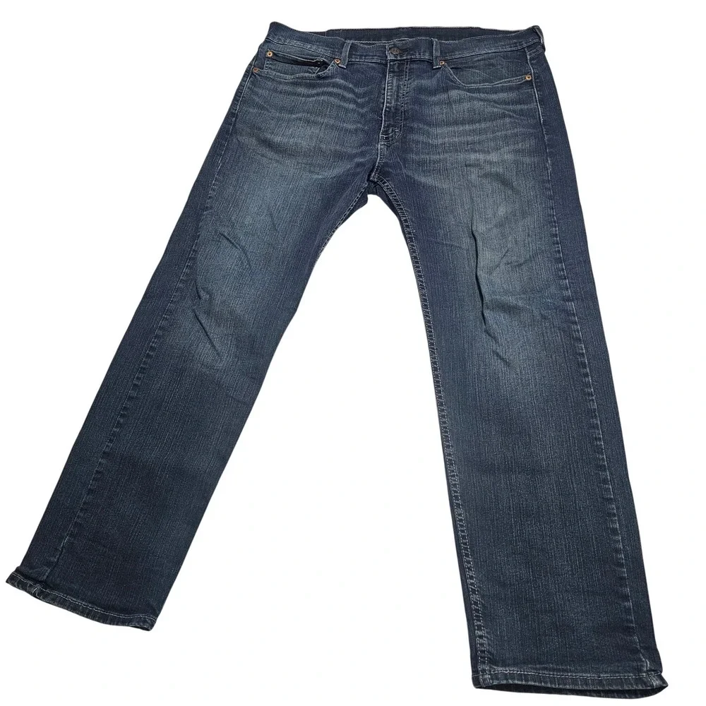 Levis 505 Regular Fit Mens Jeans 38x29 Medium Wash Blue Straight Leg Denim